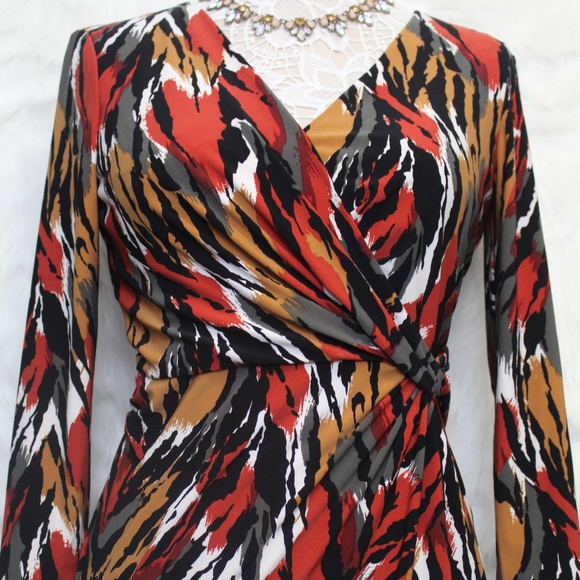 New Flattering Tiger Pattern  Dress - Picture 3 of 8